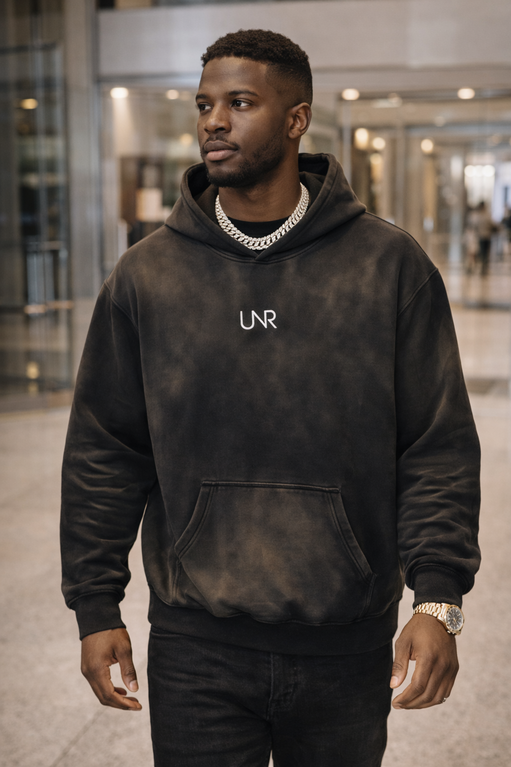PRESSURE HOODIE — BLACK