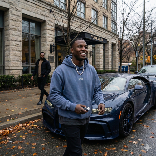 PRESSURE HOODIE — DENIM BLUE