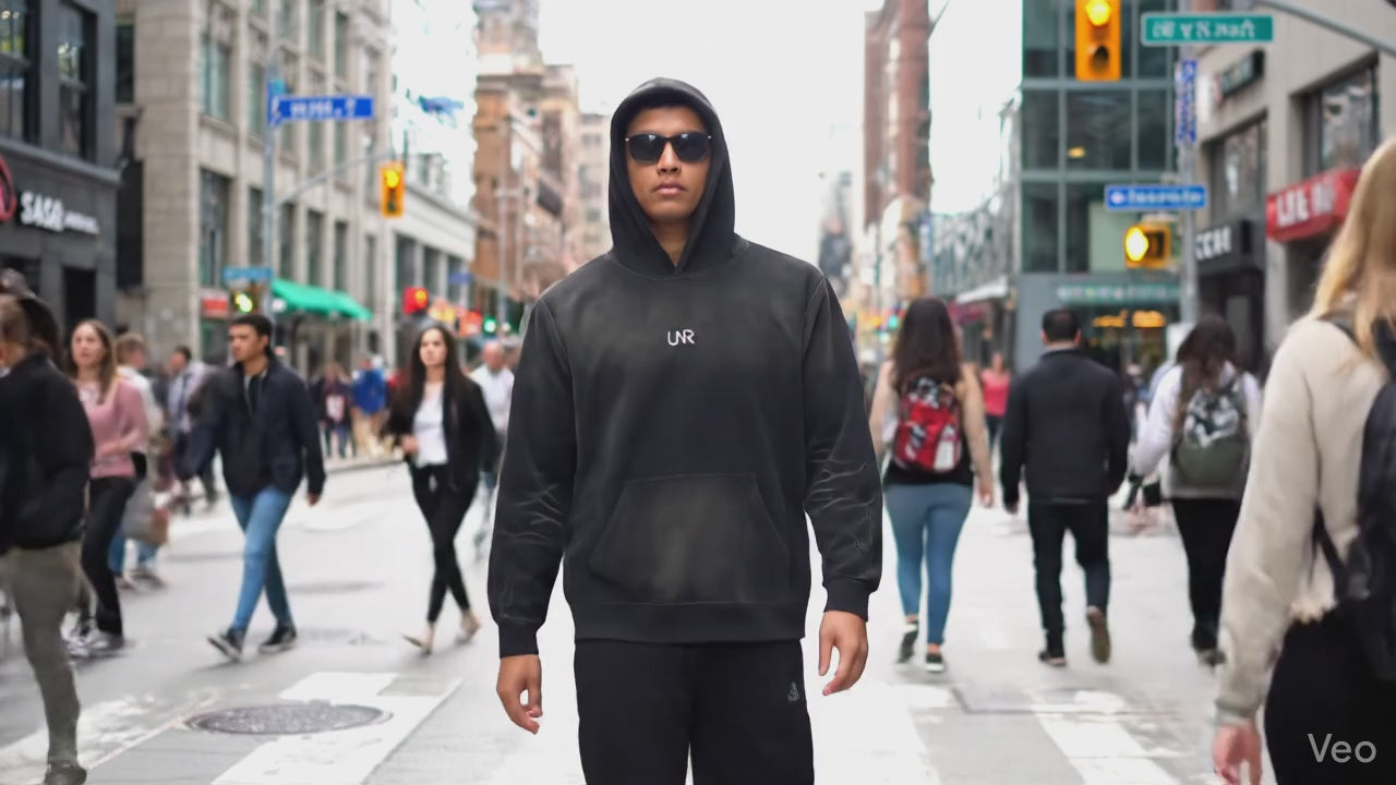 PRESSURE HOODIE — BLACK